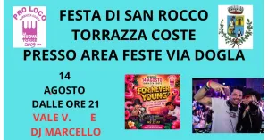 FESTA DI SAN ROCCO - TORRAZZA COSTE 2026 - Immagine: 1