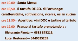 Giornata del tartufo 2025 - Fortunago - Immagine: 2