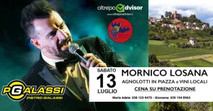 Agnolotti in piazza e vini locali con l'orchestra PIETRO GALASSI - Mornico Losana 2024 - Immagine: 1