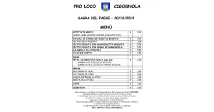 SAGRA DEL PAESE - CIGOGNOLA 2019 - Immagine: 2