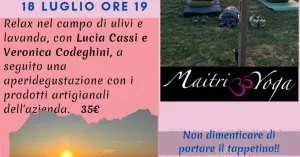 Yoga e suono armonico con degustazione - Az. Agricola La Muntalena - Immagine: 2