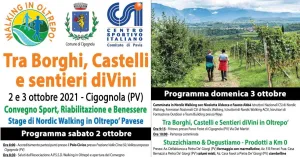 Tra Borghi, Castelli e sentieri diVini - Convegno Sport, Riabilitazione & Benessere -Stage Nordic Walking 2021 - Immagine: 1
