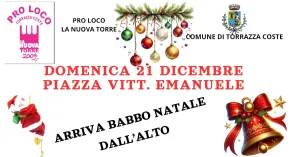 ARRIVA BABBO NATALE DALL'ALTO - TORRAZZA COSTE 2025 - Immagine: 1