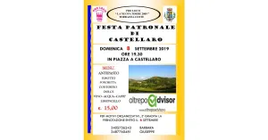 2^  FESTA  PATRONALE DI CASTELLARO - TORRAZZA COSTE OLTREPO' PAVESE 2019 - Immagine: 1