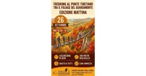 26 Settembre 2026 Mattina, Trekking al Ponte Tibetano e Foliage del Guardamonte - Immagine: 1