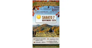 7 Novembre 2026, Trekking Edizione Mattina, PONTE TIBETANO, Foliage e Fossili al Guardamonte - Immagine: 1