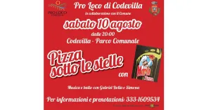 PIZZA sotto le stelle by Mario Amodio - Agostissimo 2019 - Codevilla - Immagine: 1