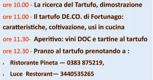 GIORNATA DEL TARTUFO 2026 - FORTUNAGO - Immagine: 2