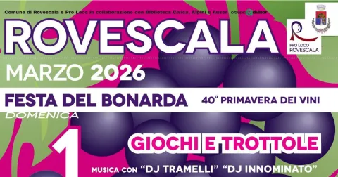PRIMAVERA DEI VINI - ROVESCALA 2026 | FESTA DEL BONARDA
