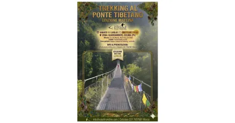 11 Luglio 2026, Trekking al Ponte Tibetano di Cecima (mattino 11:00 - 13:30)