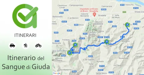 Sangue di Giuda itinerary