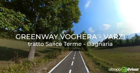 Greenway Voghera - Varzi: Salice Terme - Bagnaria stretch