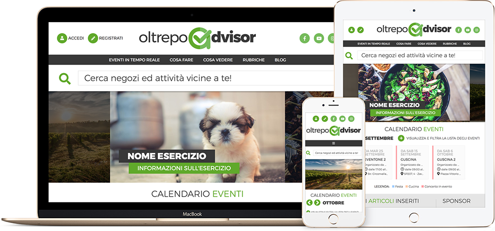 Inserisci la tua attività su Oltrepo Advisor e raggiungi più clienti